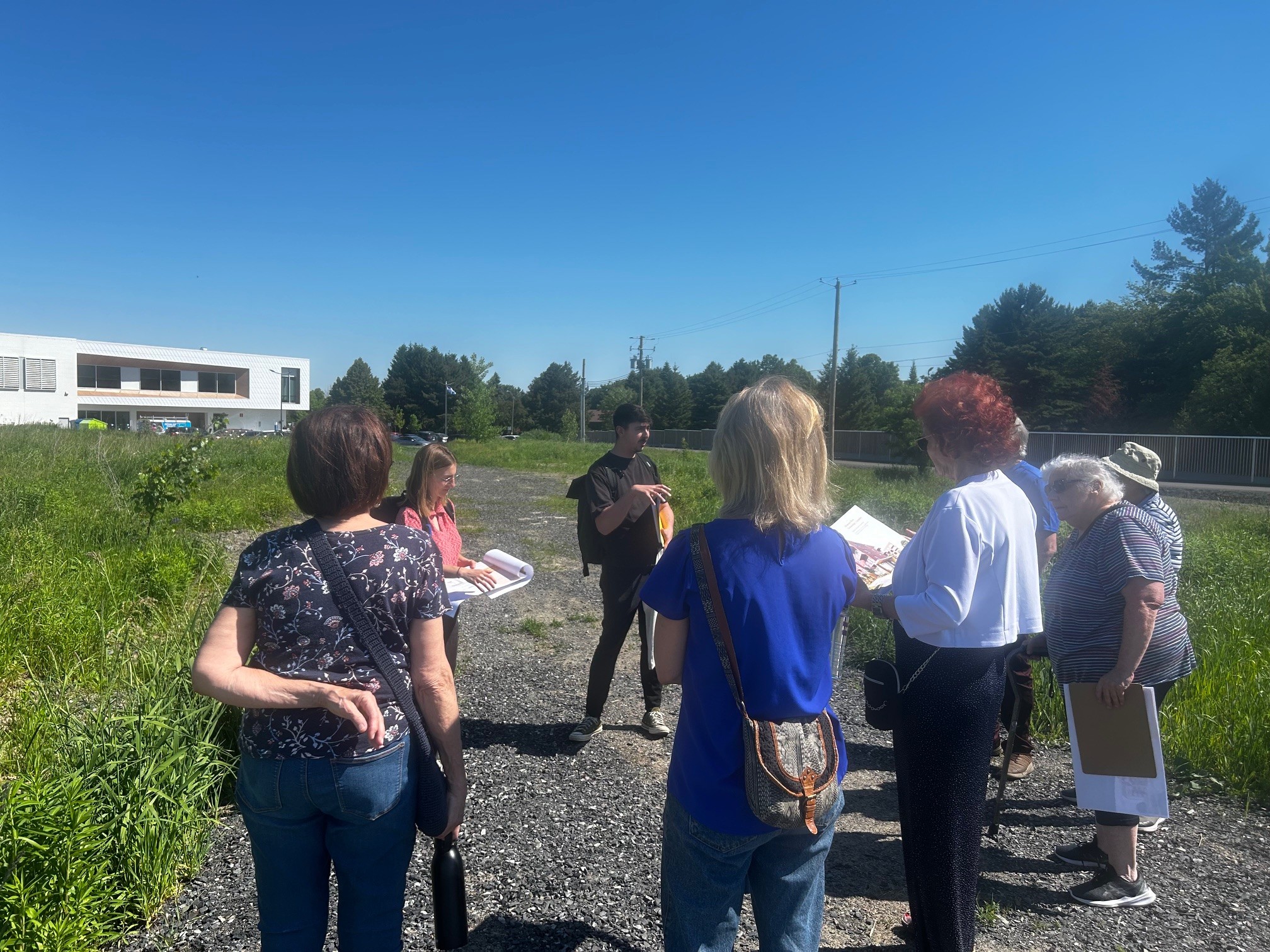 Marche pour voir l'emplacement du projet Granby.